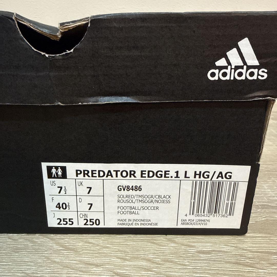 新品未使用adidas PREDATOR EDGE.1 HG/AG 25.5