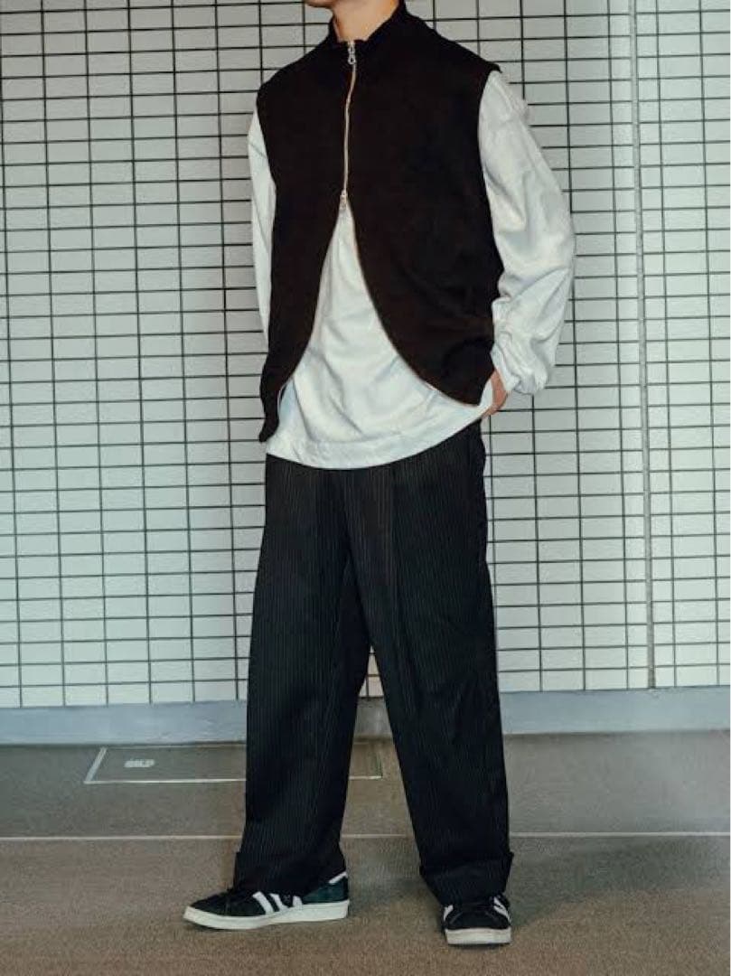 トップス walenode ex. Organic hemp high neck vest