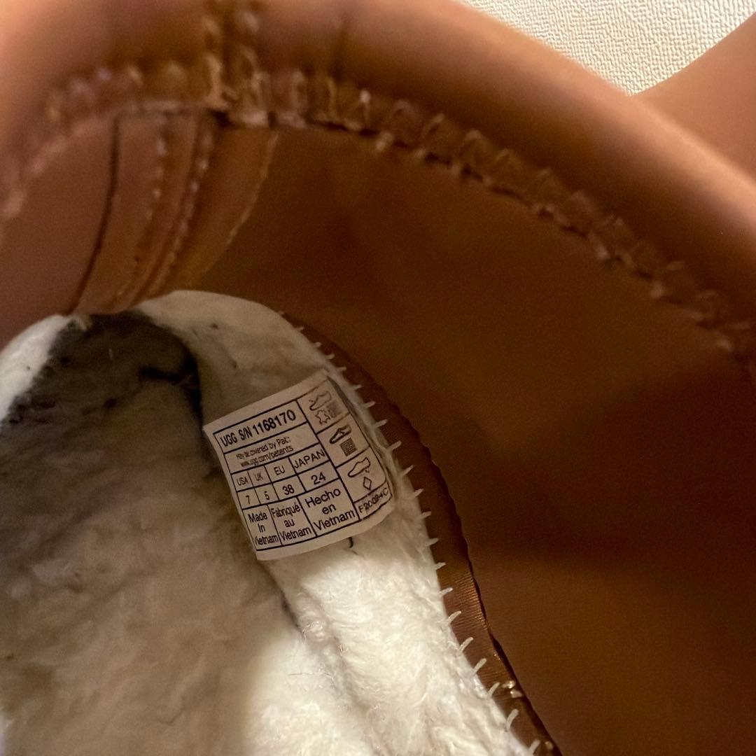久美子！UGG ブラウン 厚底スリッポンブーツ