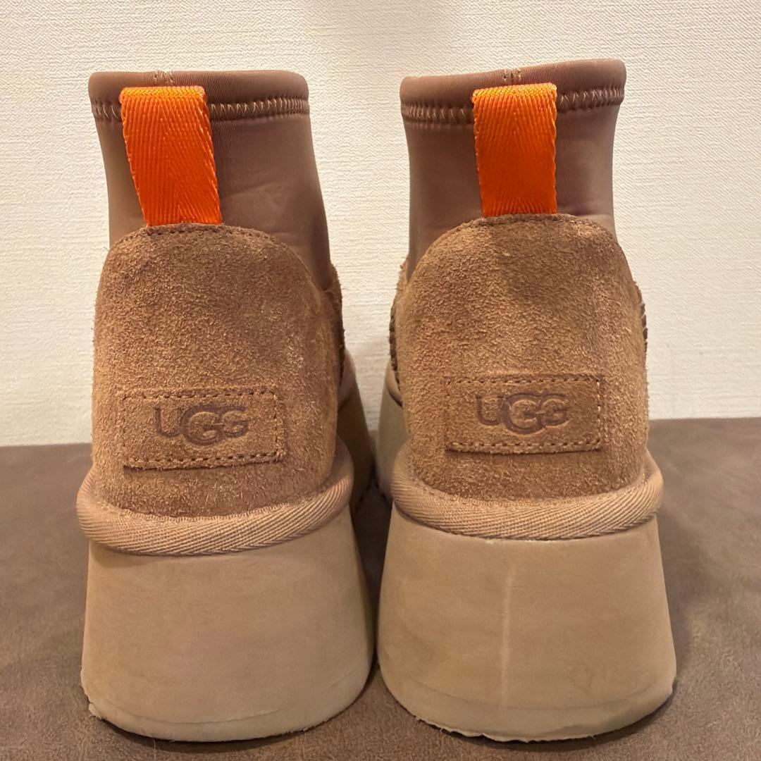 久美子！UGG ブラウン 厚底スリッポンブーツ