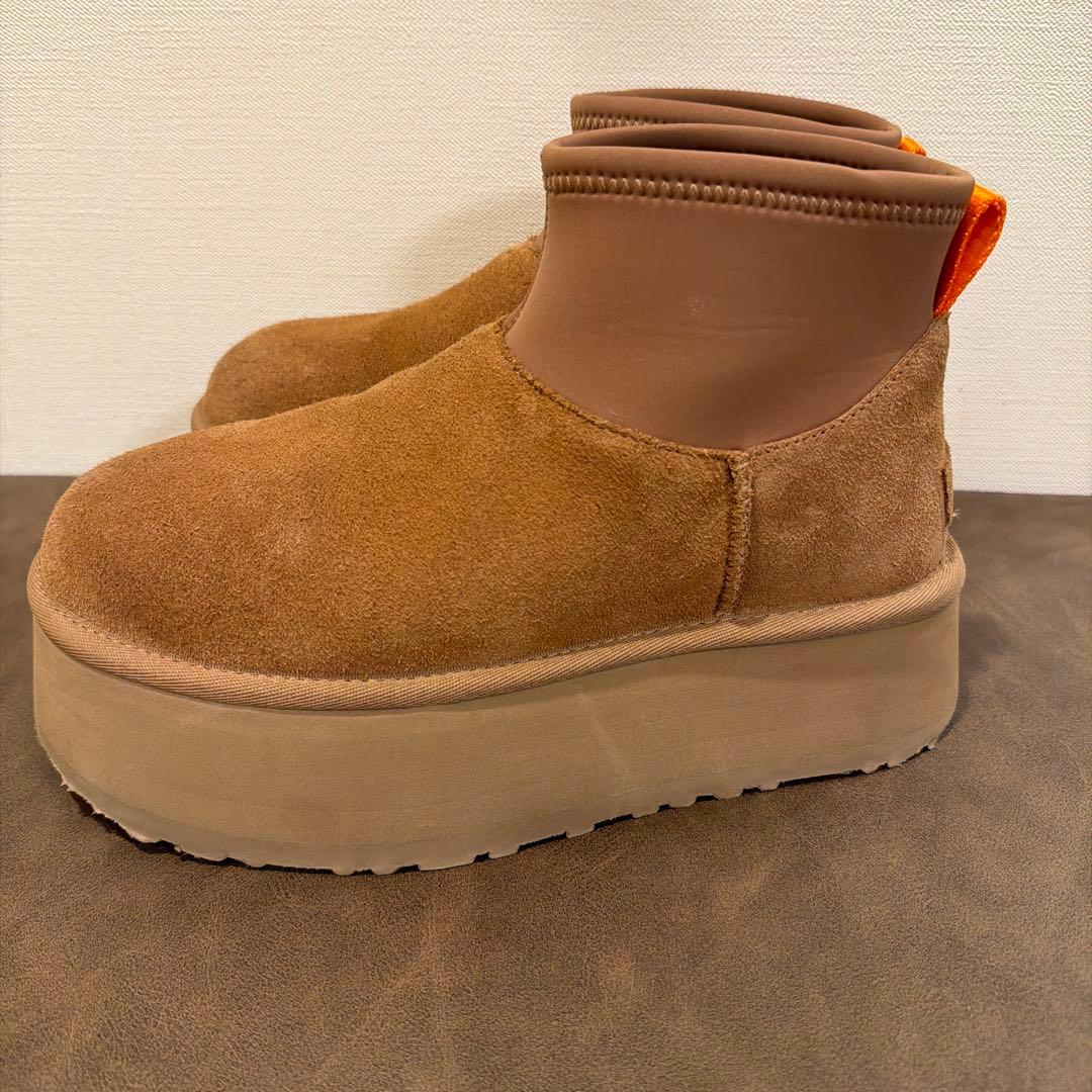 久美子！UGG ブラウン 厚底スリッポンブーツ