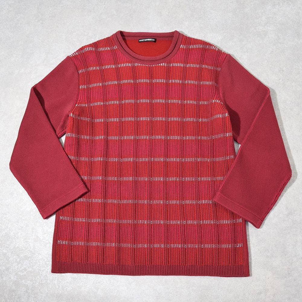 17SS ISSEY MIYAKE MEN コットン デザイン ニット 3