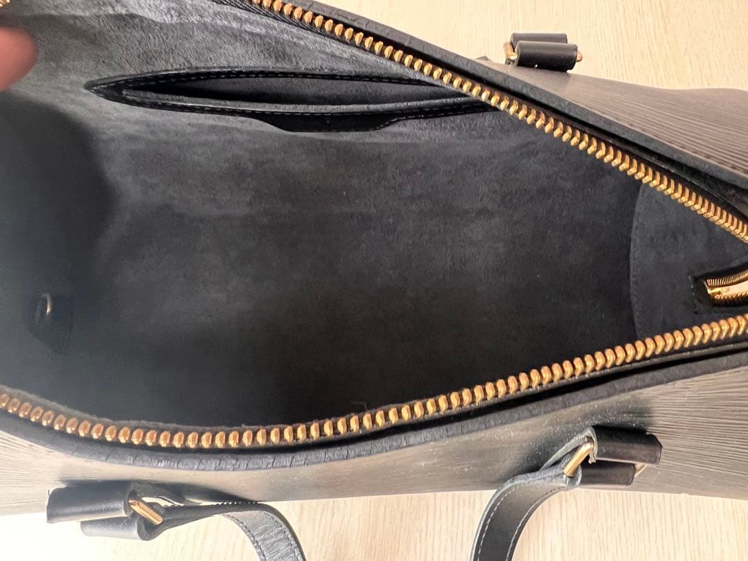 ルイ・ヴィトン スフロ エピ LOUIS VUITTON 黒　親子バッグ