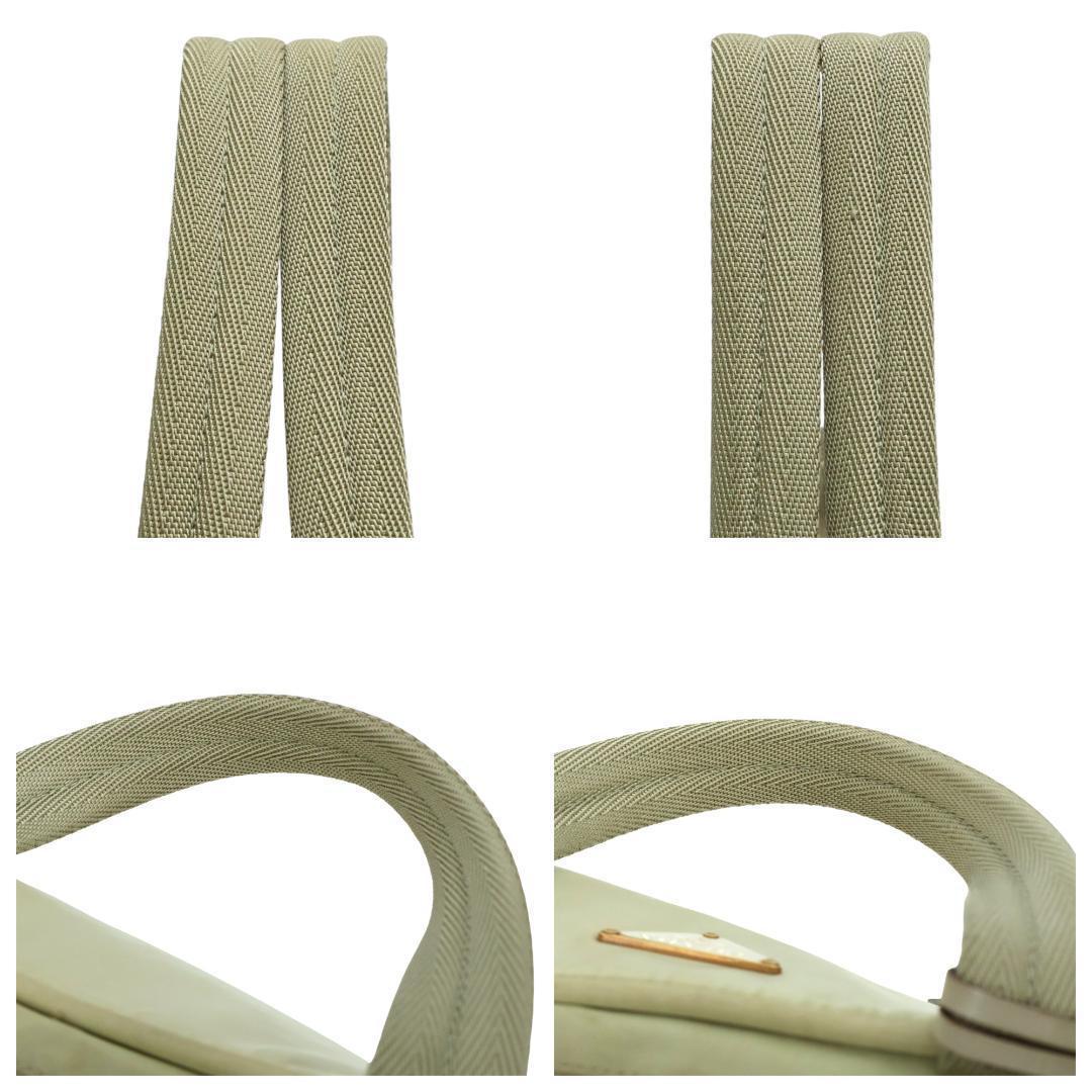 良品 PRADA プラダ ハンドバッグ 三角ロゴ 白タグ ナイロン 正規品