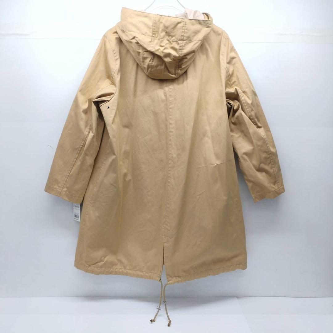 タグ付 23区 ヘリテージコレクション フード付コート 46 ベージュ 定価4万