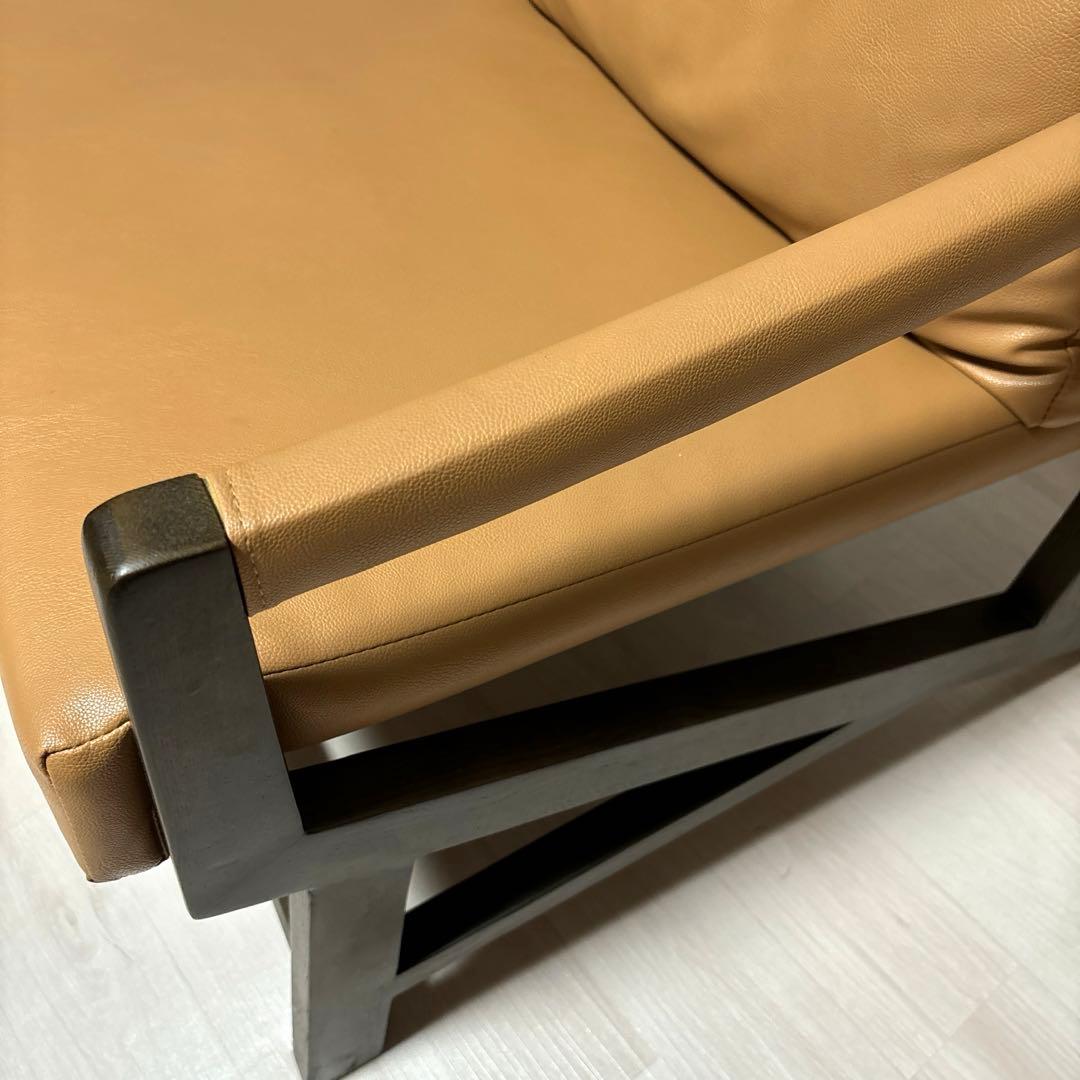 【専用商品となります】　　　　　　　　　NOCE アームソファ レザー ブラウン