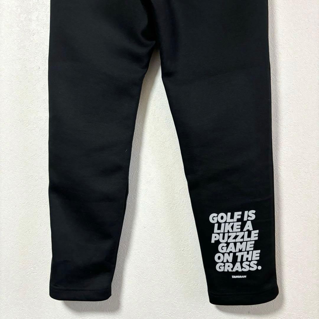 TANGRAM タングラム　セットアップ　ゴルフ　ロゴ　プリント　ブラック　M
