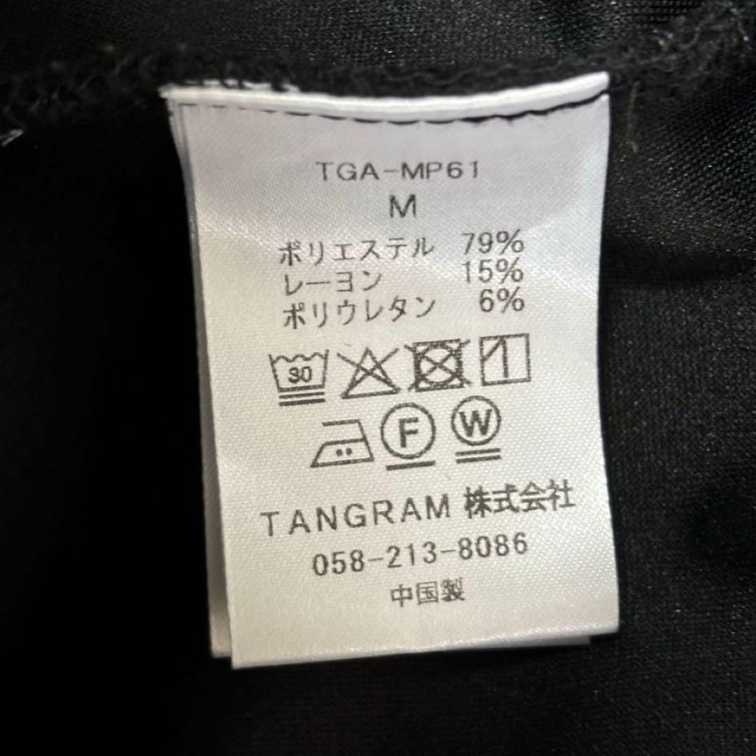 TANGRAM タングラム　セットアップ　ゴルフ　ロゴ　プリント　ブラック　M