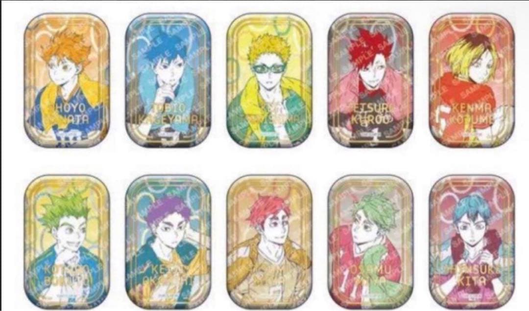 ハイキュー　セブンネット　缶バッジ