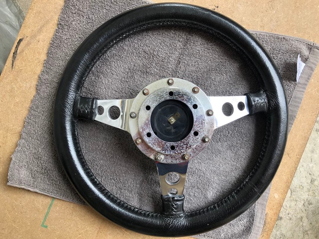 り*き様 モトリタ レザー ステアリング 本体