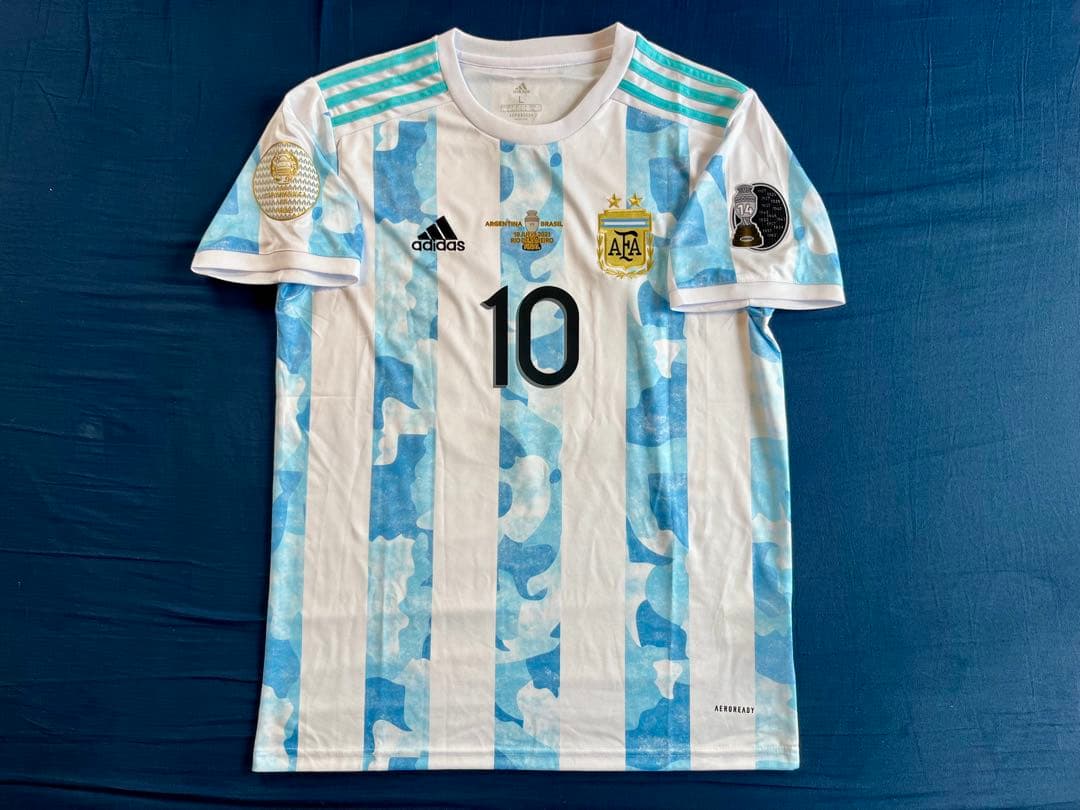 リオネル・メッシ 直筆サイン入り アルゼンチン代表 ユニフォーム