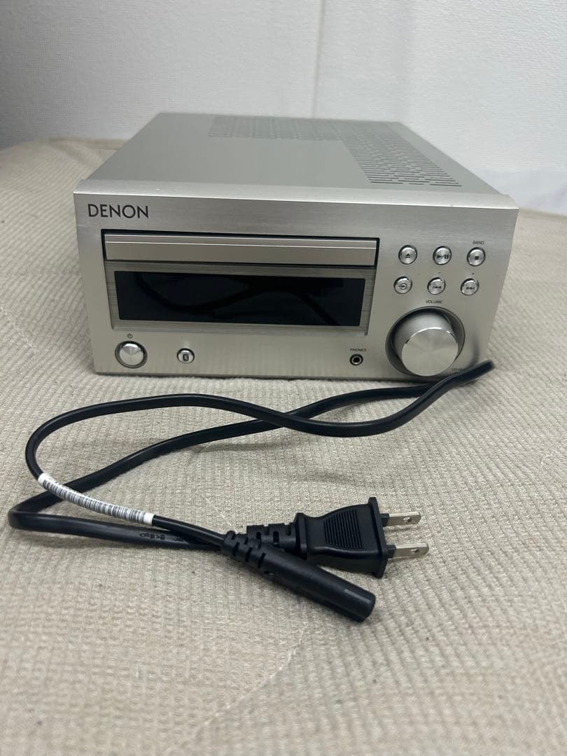 DENON RCD-M41 ミニコンポ シルバー 電源ケーブル付き
