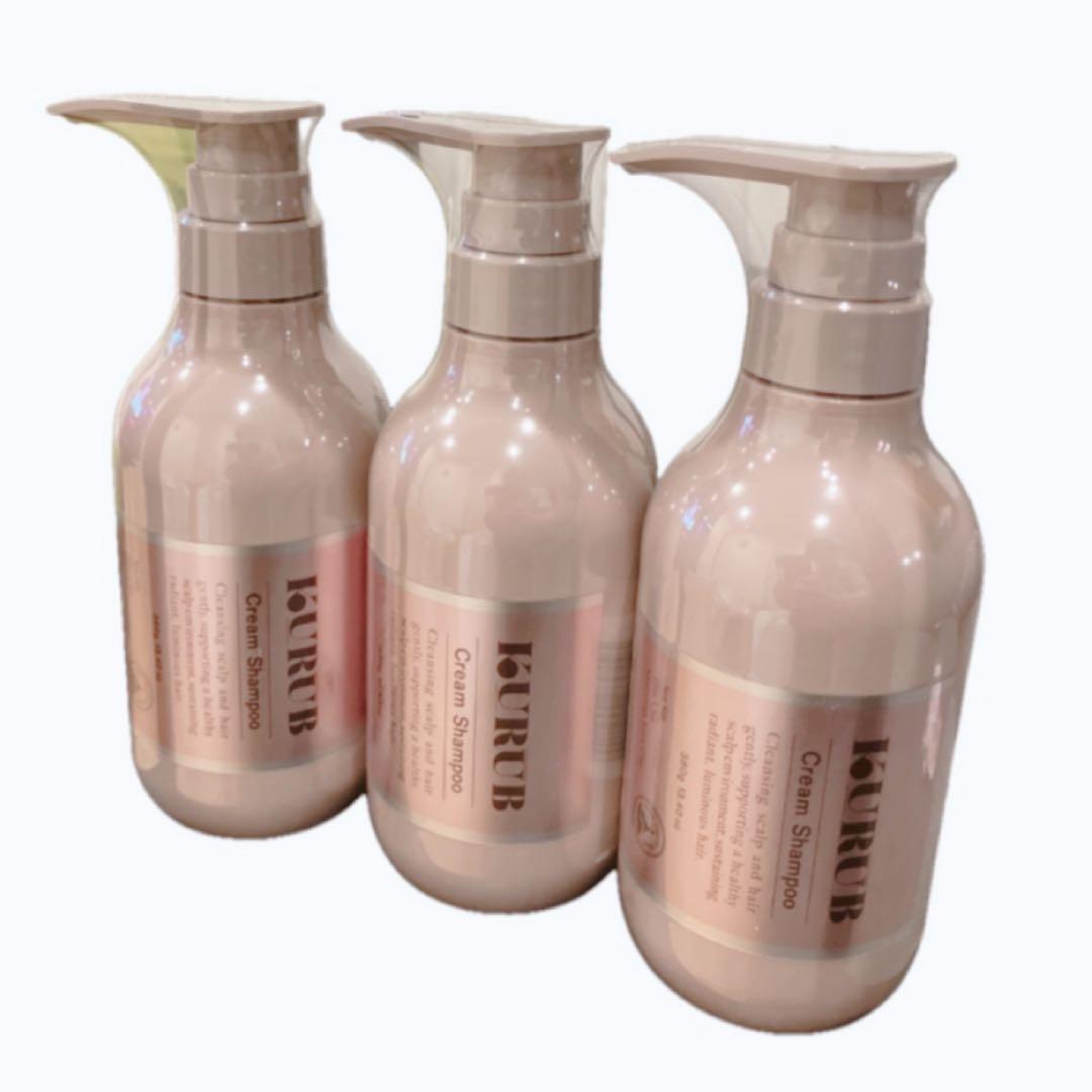 【新品】クーラブクリームシャンプー380g　KURUBクリームシャンプー　3本