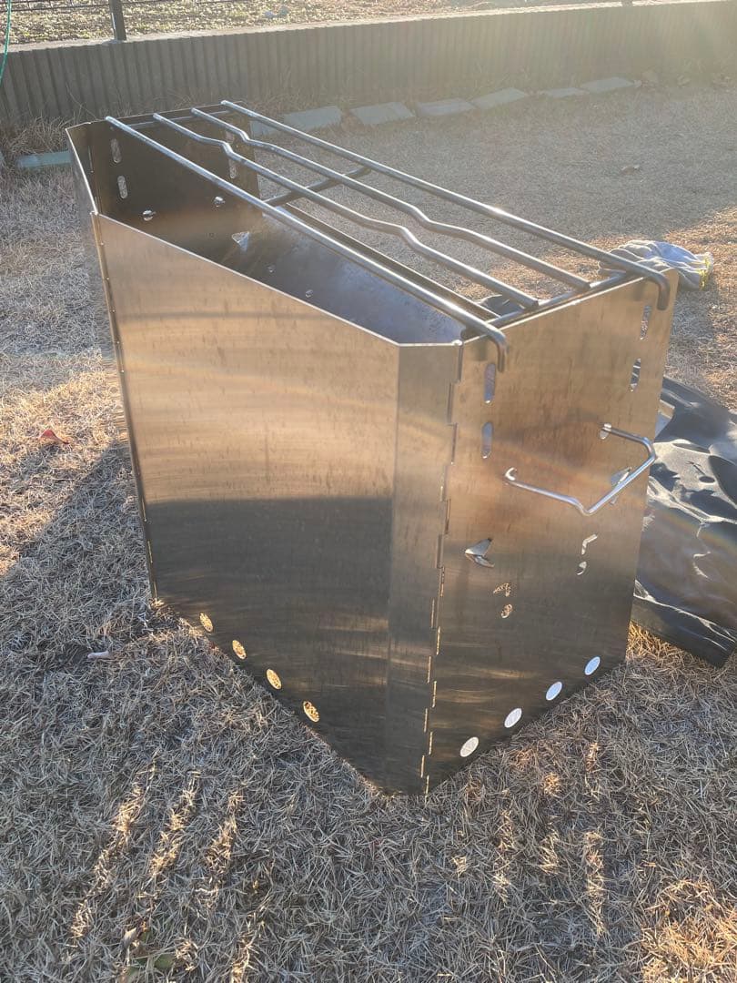 ヒロキ　焚き火台　ユニフレーム　薪グリル　ラージ