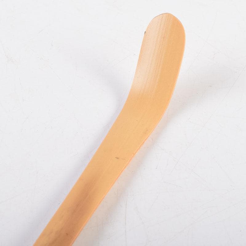 茶道具　影林宗篤作　茶杓　銘「落穂」　前大徳　福本積應書付　共筒共箱　V8691