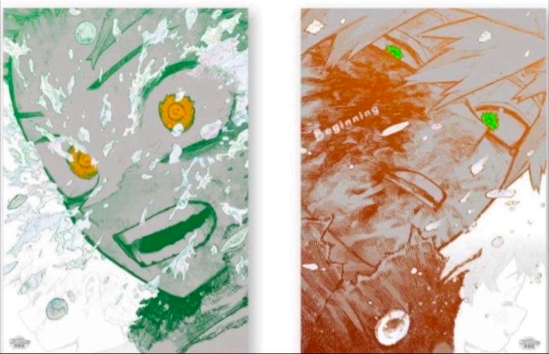 ヒロアカ展 ポスター 2枚セット 爆豪勝己 緑谷出久