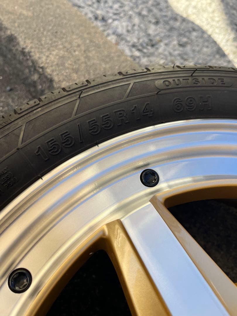 155/55R14 タイヤホイールセット