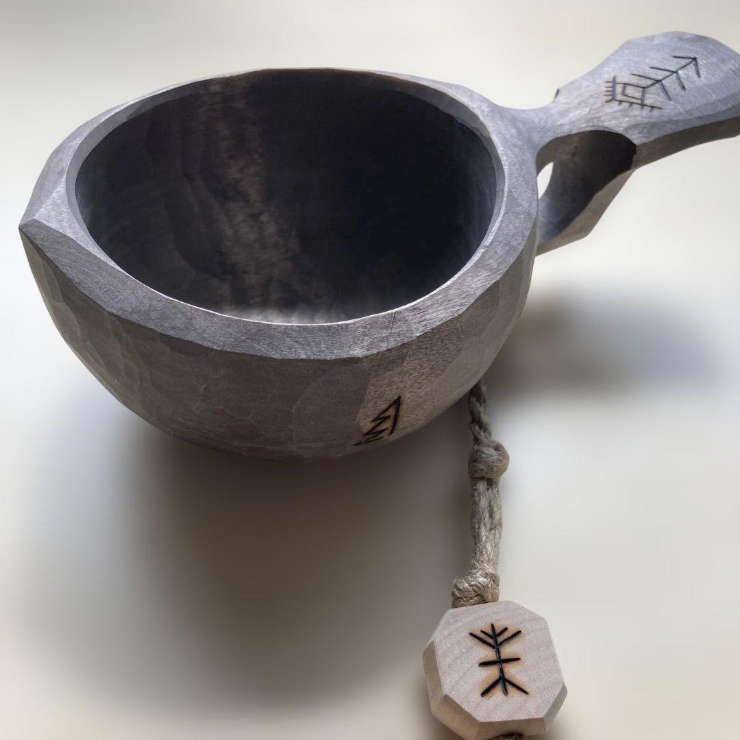 【新品】 ソウルオブシベリア　バードテール　No.2003 ククサ シルバー