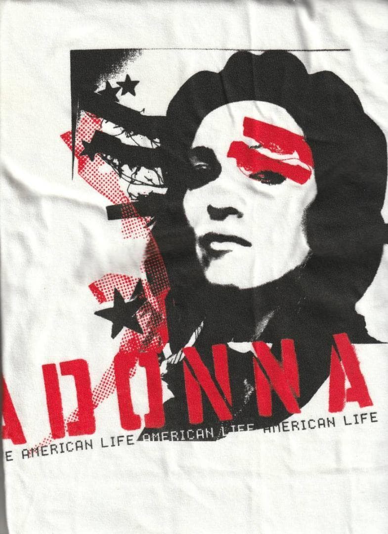 マドンナ 　AMERICAN LIFE　2003年 オフィシャル 貴重 Tシャツ