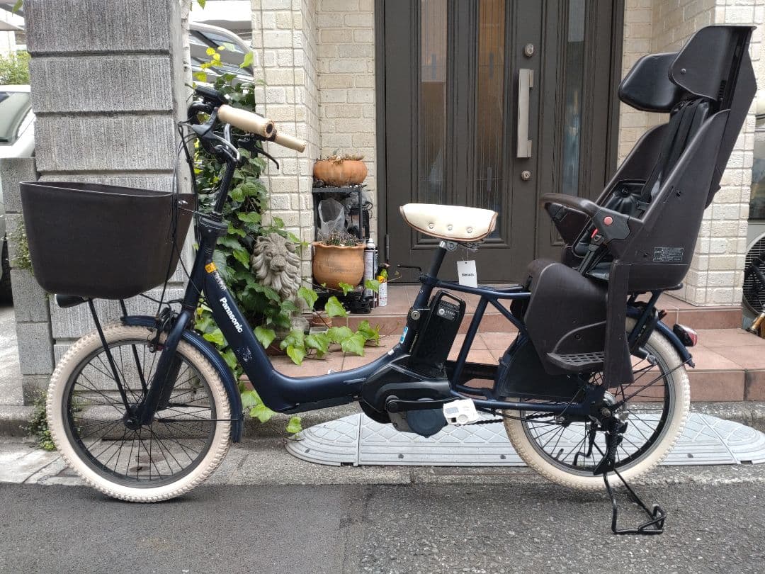 配送可★直接引渡可【パナソニックギュット】電動アシスト自転車★３人乗子供乗