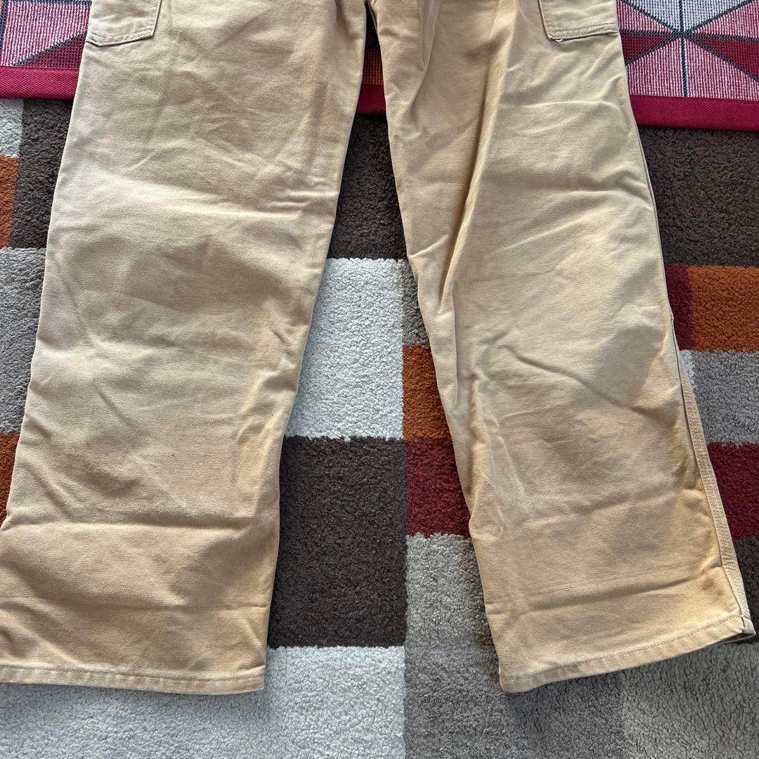 Carhartt ビンテージベージュオーバーオール古着