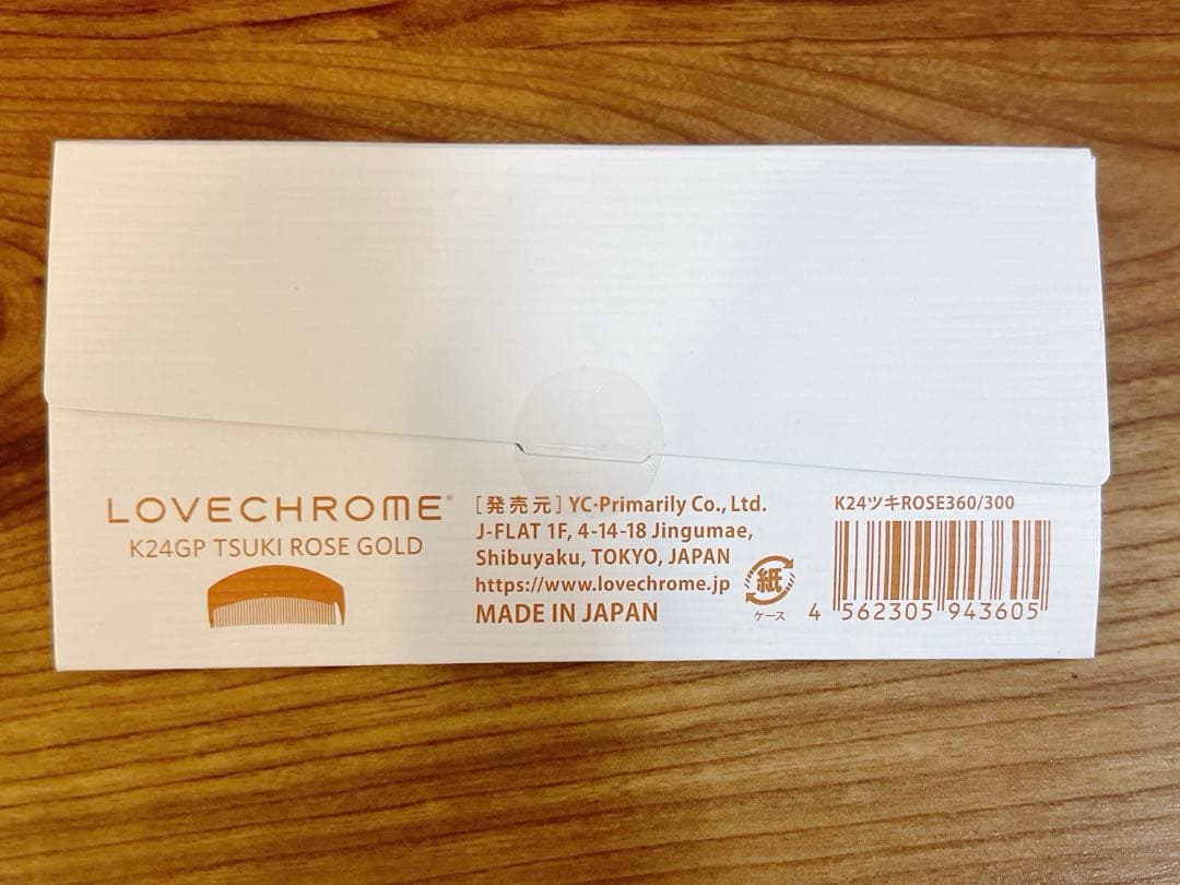 【正規品】LOVECHROME K24GP ツキ ローズゴールド