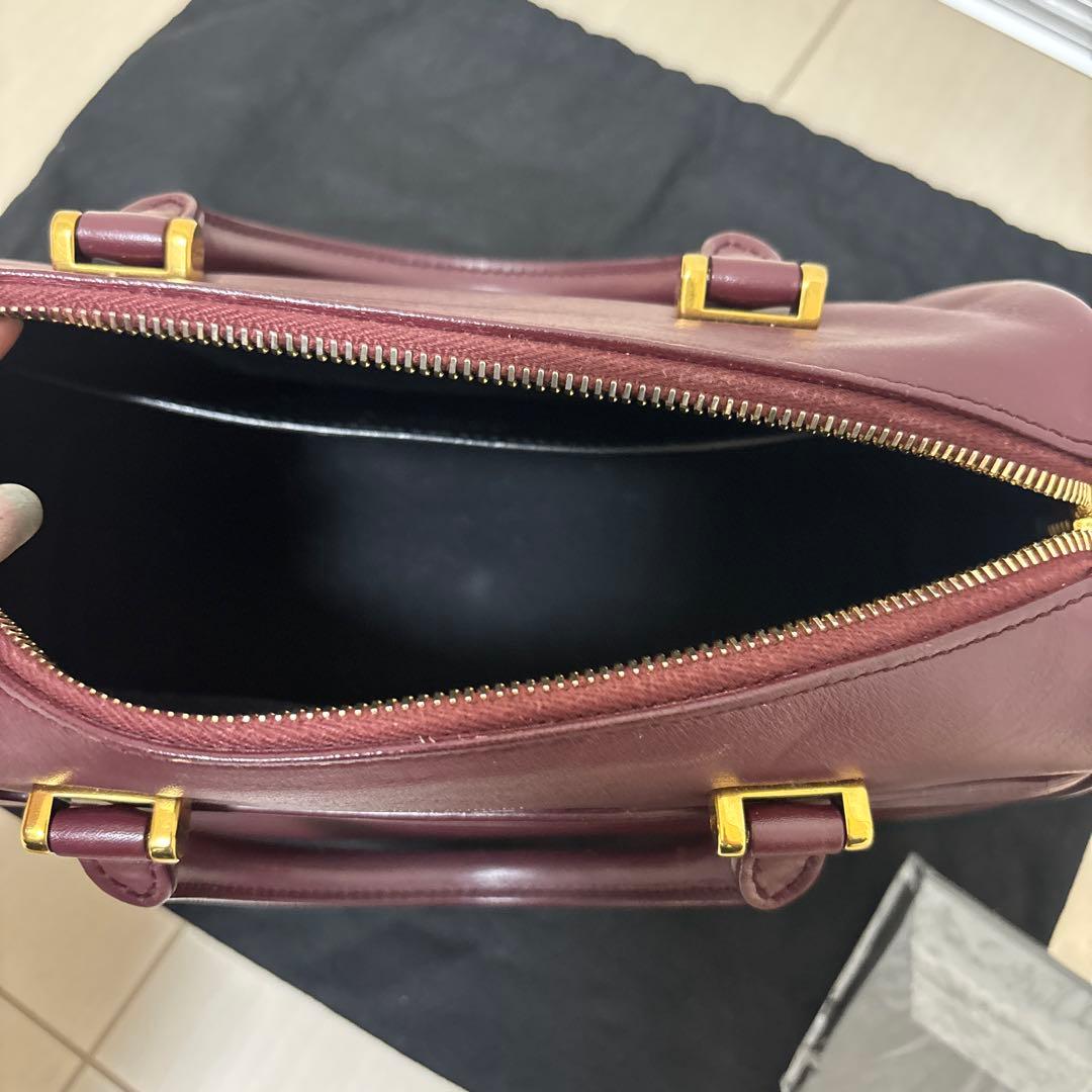 ベイビーダッフル SAINTLAURENT ワインレッド