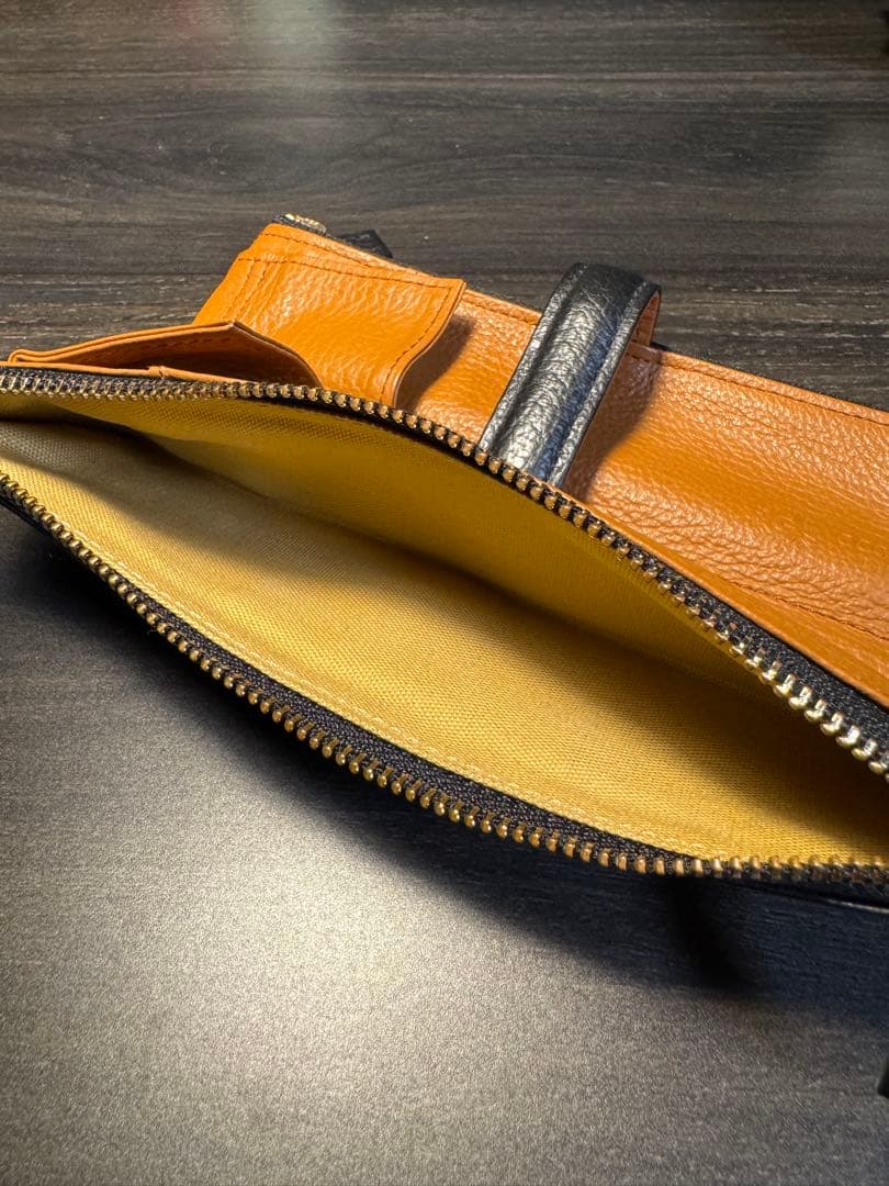 ◆最終値下げ◆ C COMPANY シーカンパニー　ルポペンケース　黒　筆箱　革