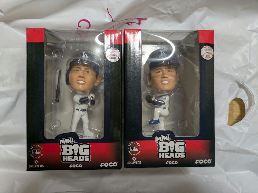 FOCO⭐大谷翔平ドジャースボブルヘッド 【限定1万個】2刀流セット新品未使用