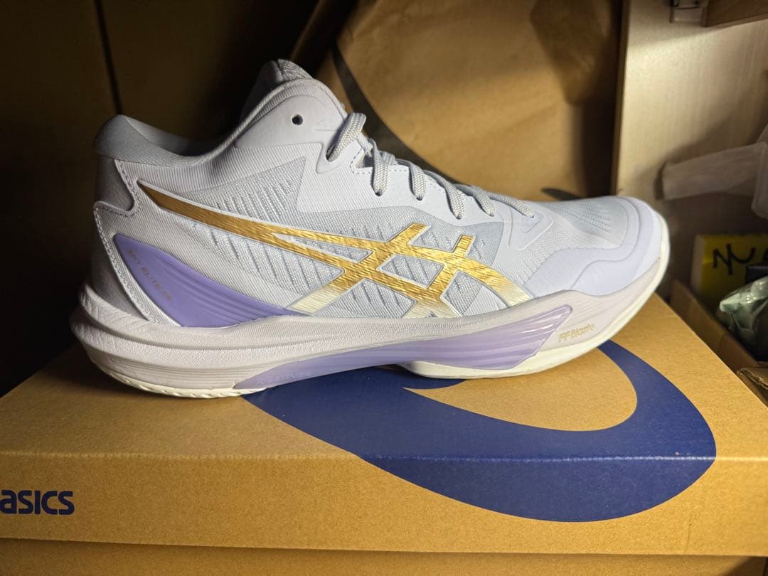 アシックス　スカイエリートff3 27.0cm ブルーフェード　シャンパン