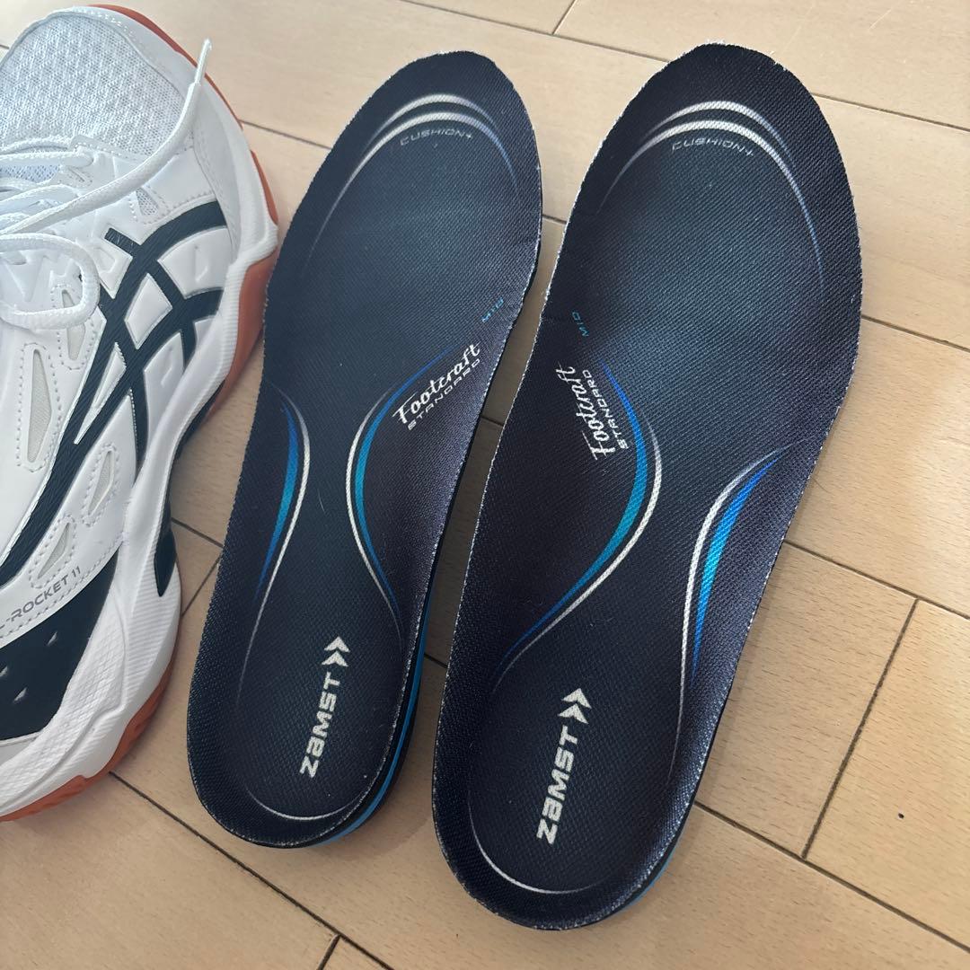 asics バレーボールシューズ GELROCKET11 インソールつき25.0