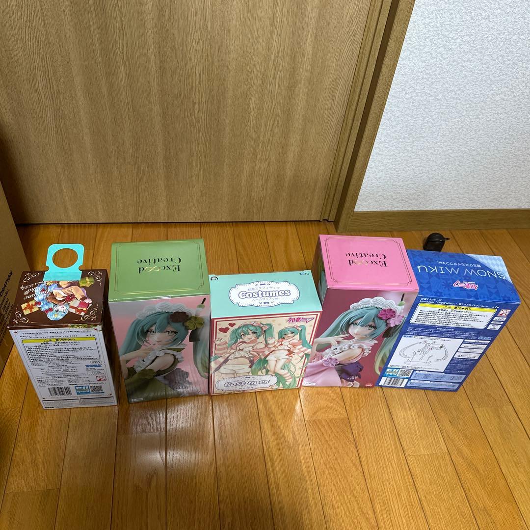 初音ミク　フィギュア5点