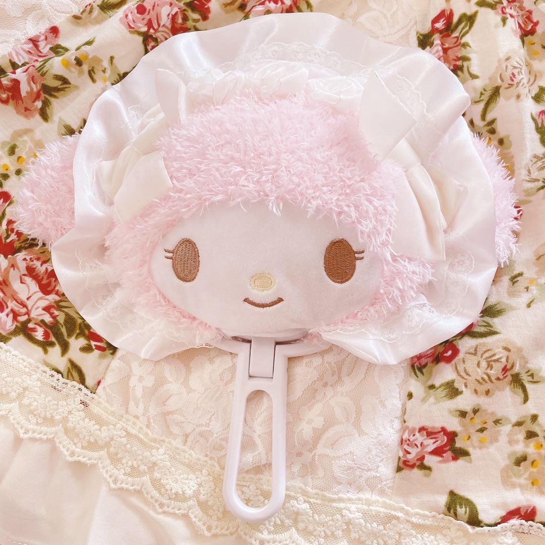 18.マイメロディー✨サンリオ マイメロ レースウェディング ミラー 手鏡