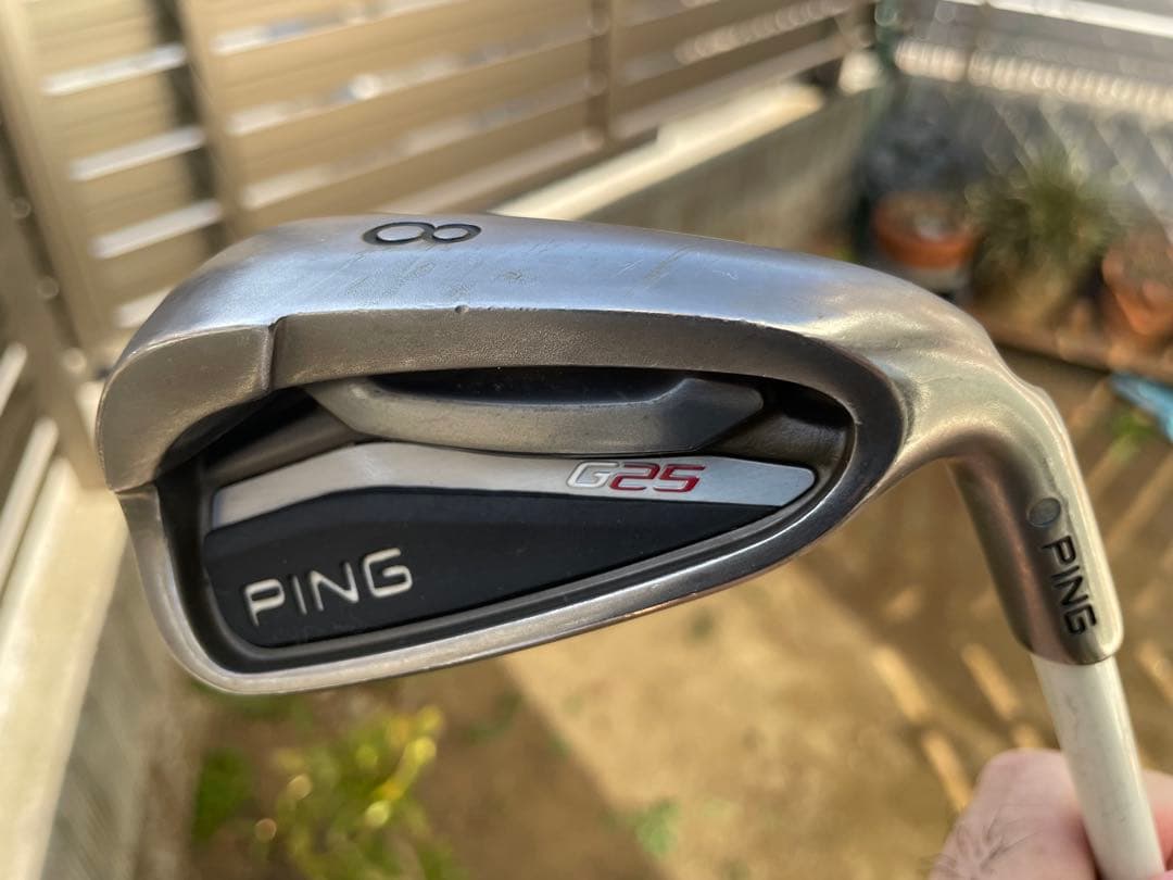 PING G25アイアンセット 6本セット （カーボン） ライ角シルバー