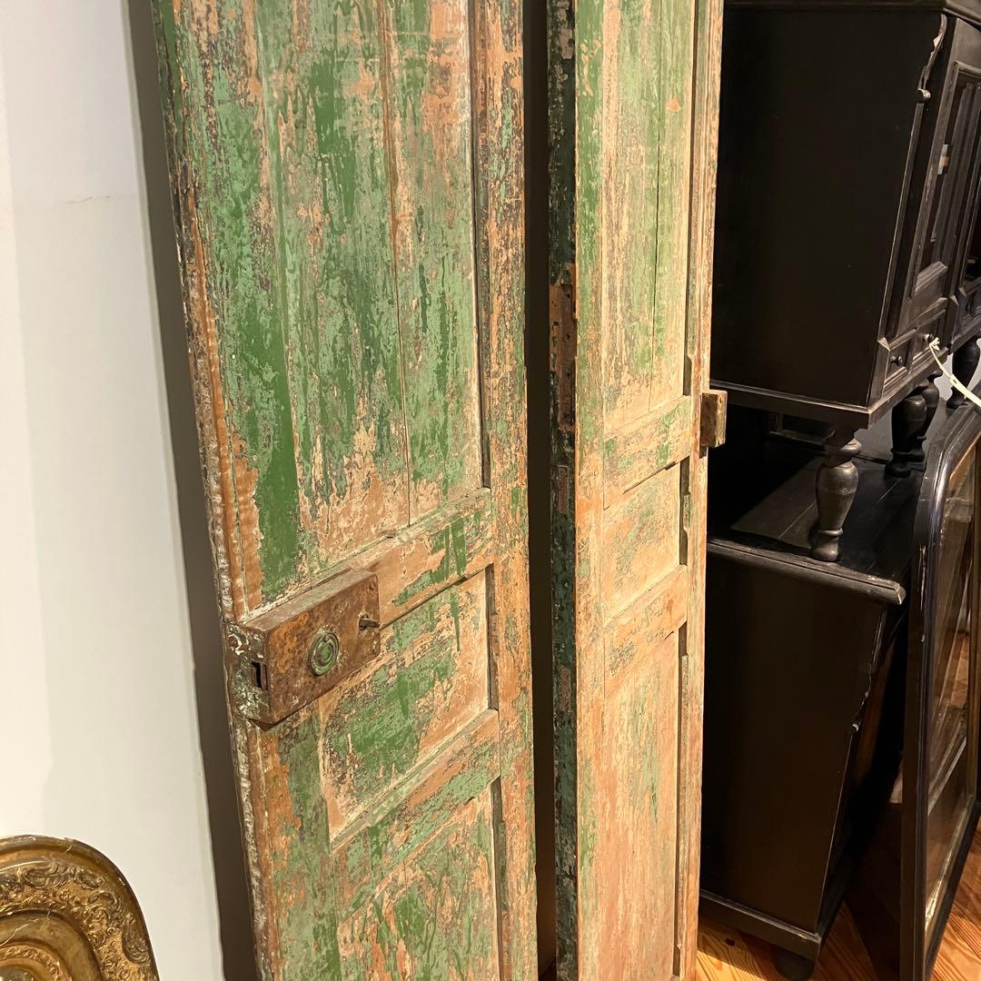 アンティーク　ドア　グリーン(緑)