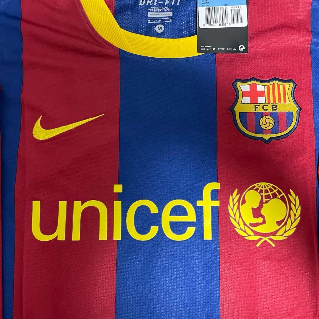【正規品　選手支給モデル】メッシ　バルセロナユニフォーム　10/11　タグつき