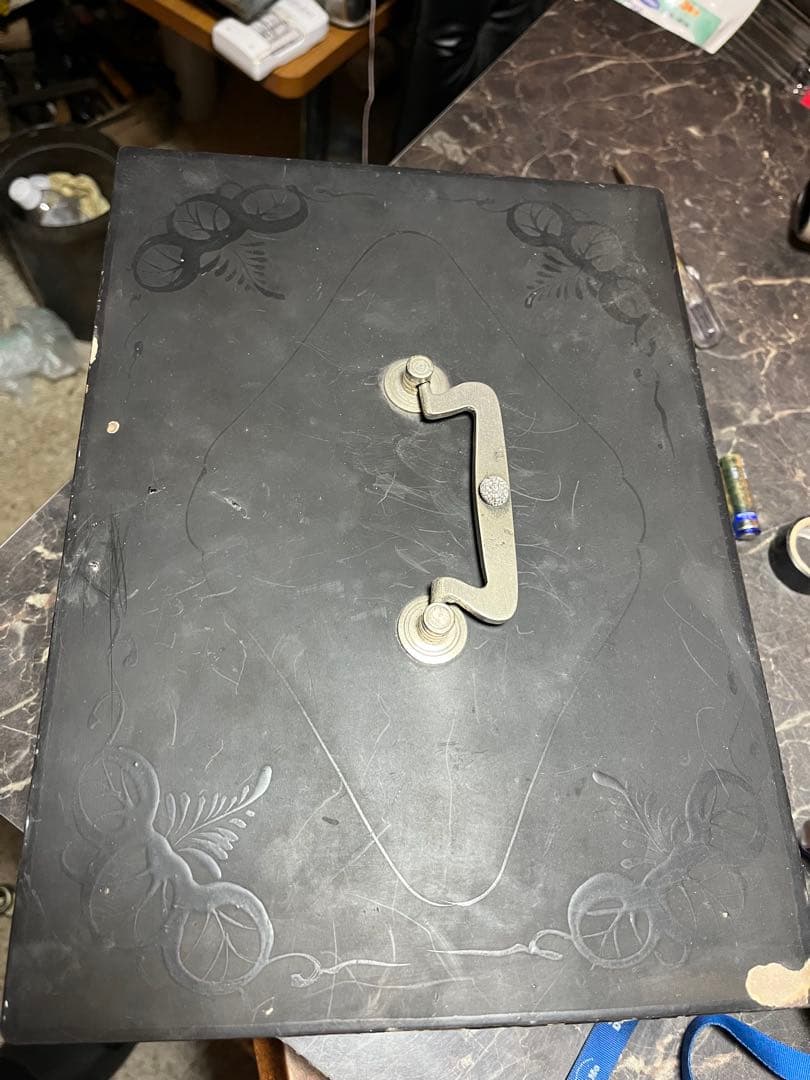 レトロ手提げ金庫、アンティーク手提げ金庫、甲子式手提金庫、KASAI金庫、甲子式