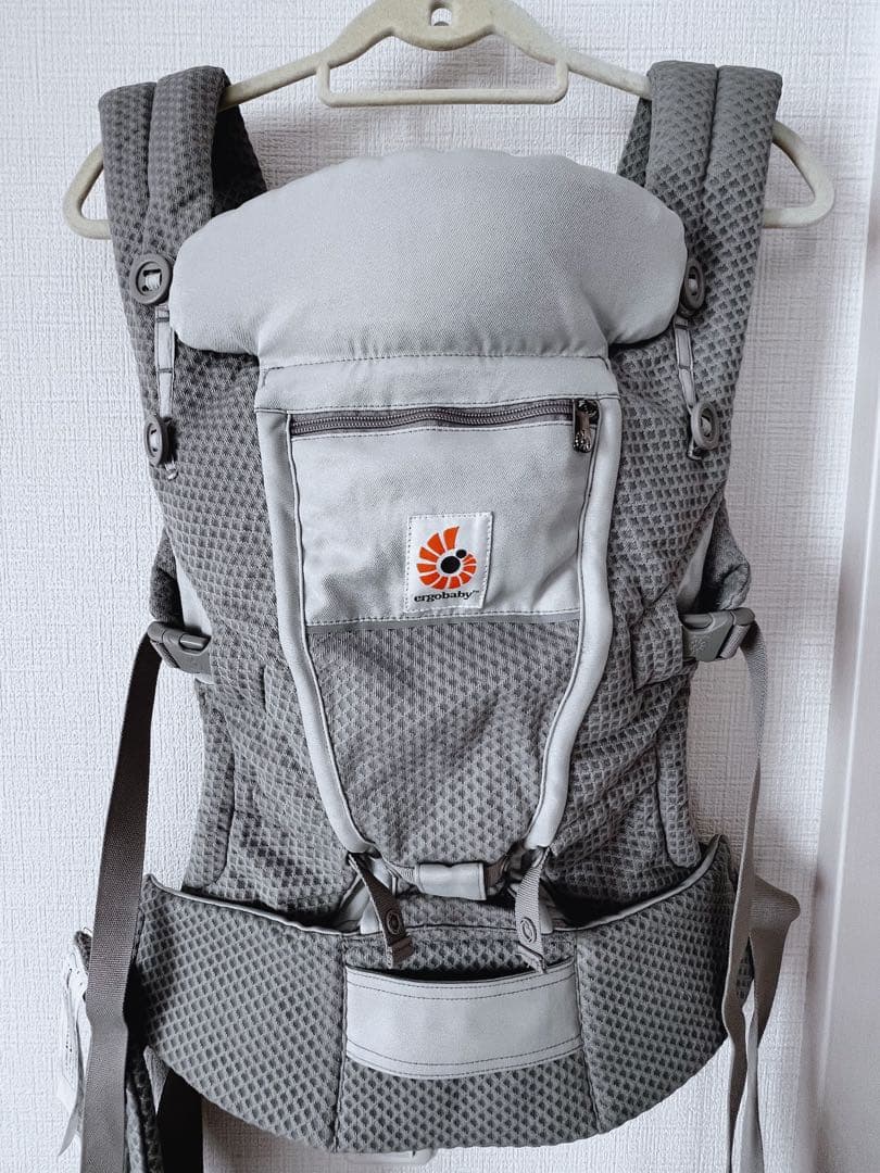 エルゴベビー 抱っこ紐 アダプト ソフトフレックス メッシュ パールグレー