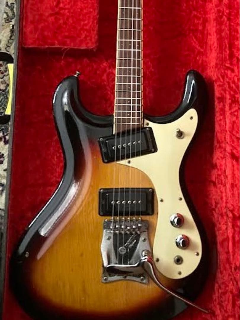 Mosrite1965年製The Ventures Model（ピックアップ交換