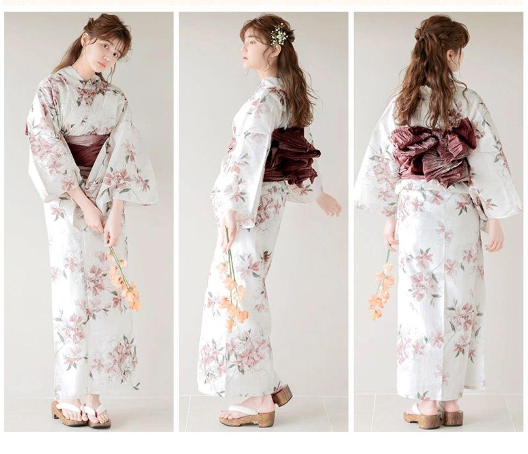 Dita 花柄浴衣・帯・着付けセット付
