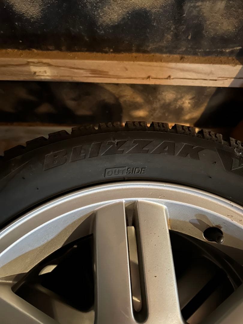 SUZUKI ブリザックタイヤ付き5スポークホイールセット 165/55R15‼️