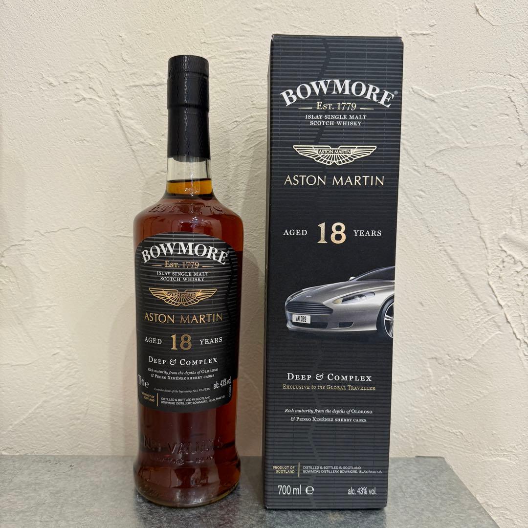 【レア】ボウモア　アストンマーチンaston martin 18年　箱付