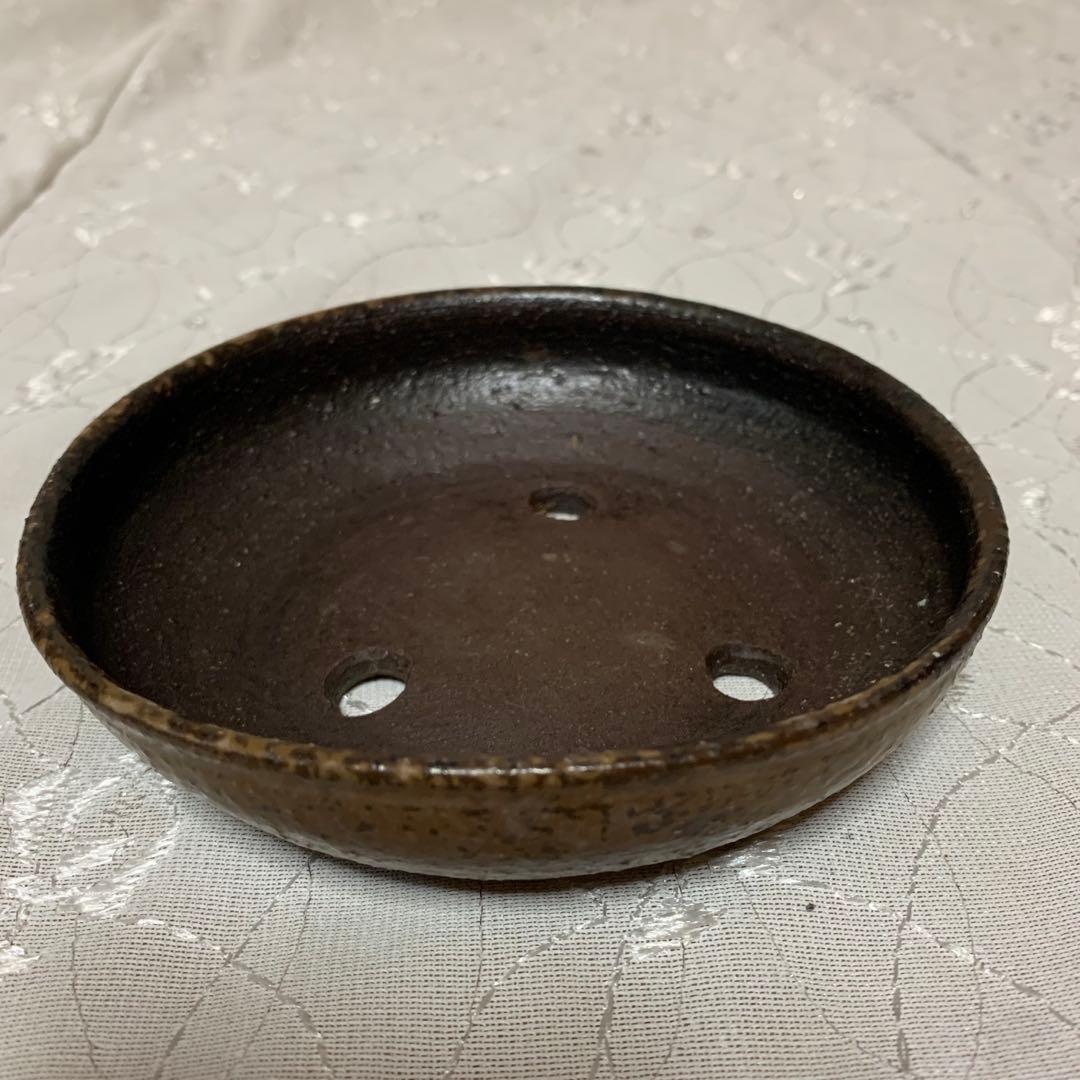 鴻陽　盆栽鉢　丸　浅め