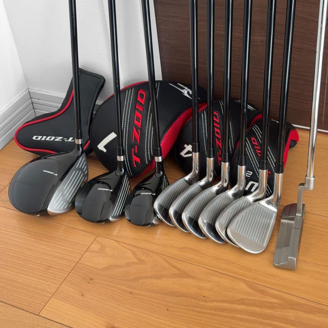 ミズノ Tゾイド RV-02 ゴルフセット 10本 R 右 メンズ クラブ