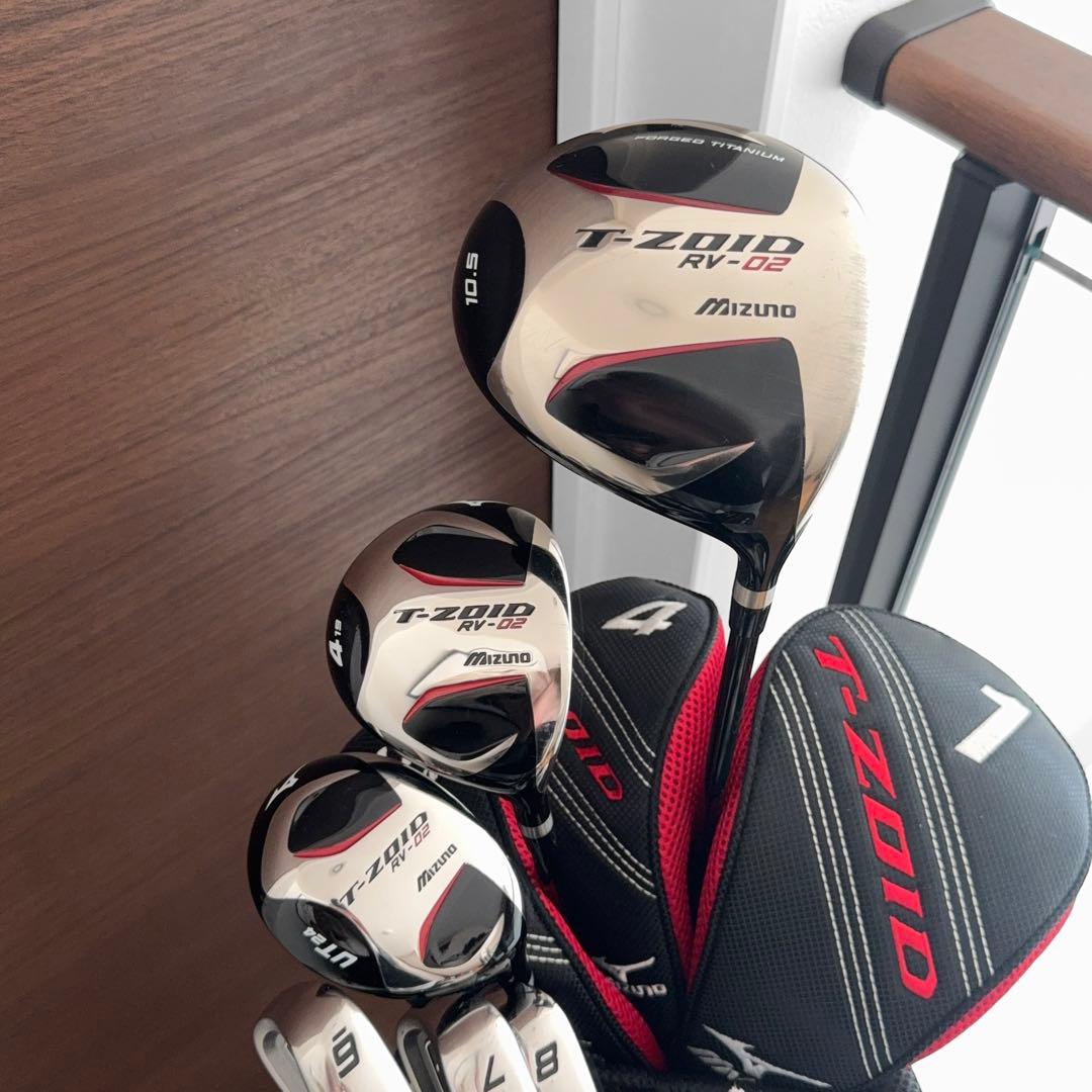 ミズノ Tゾイド RV-02 ゴルフセット 10本 R 右 メンズ クラブ