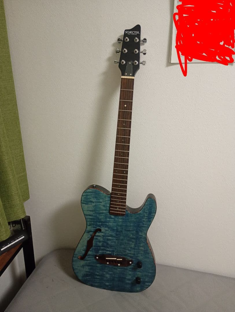 Schecter JOL Series 　ジャンク品　ギター　エレアコ　ブルー