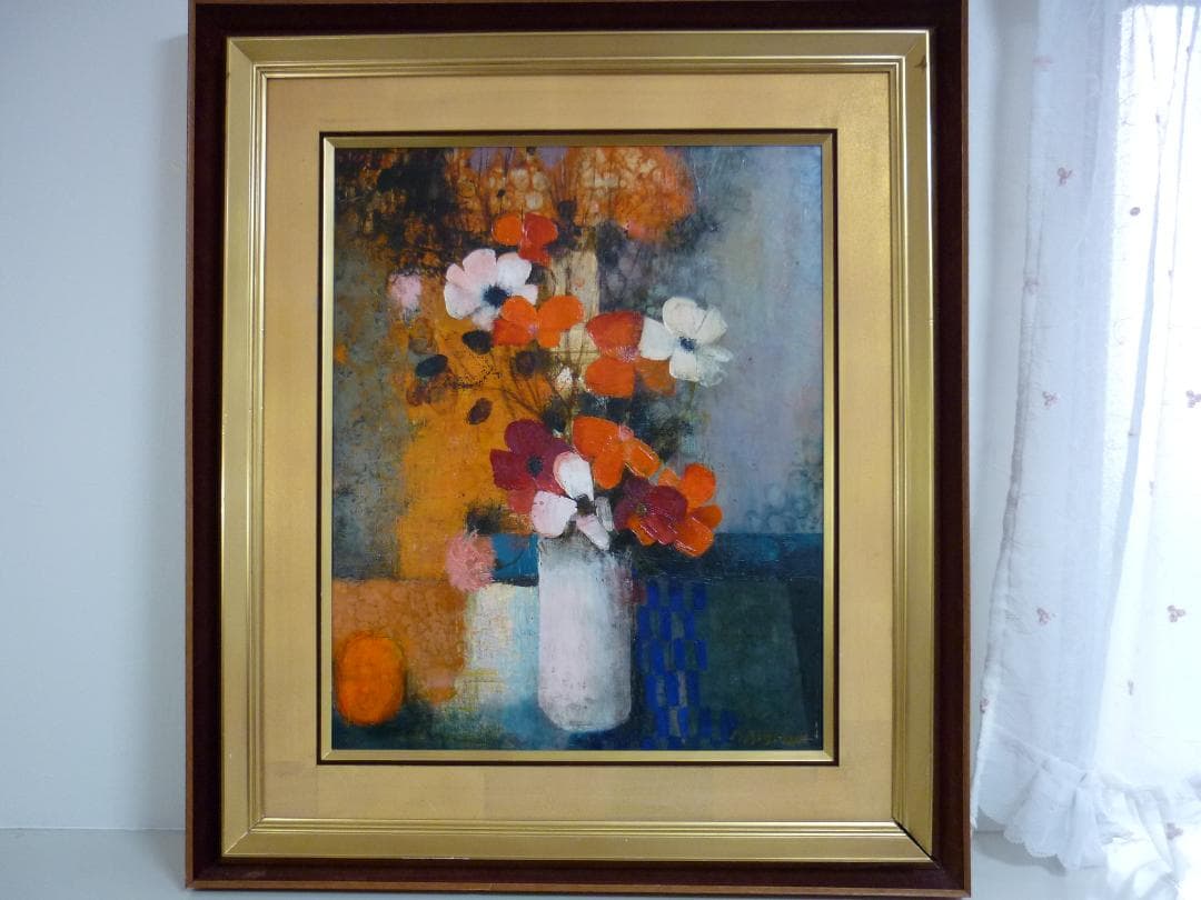 直筆画 Pierre Bisiaux French 「白い壺」