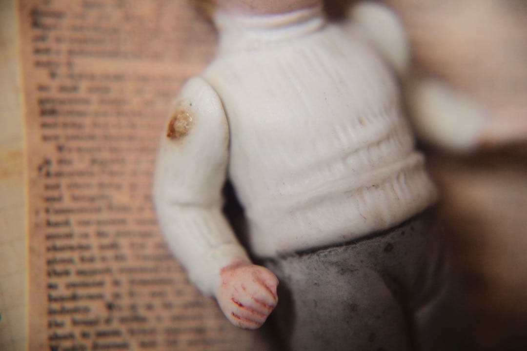 アンティーク ビスクドール オールビスク ミニョネット