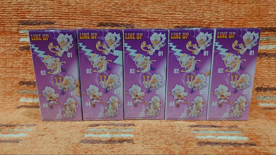 ワンピース ワーコレ ギア5 ニカ メタリック 5点セット 海外正規品