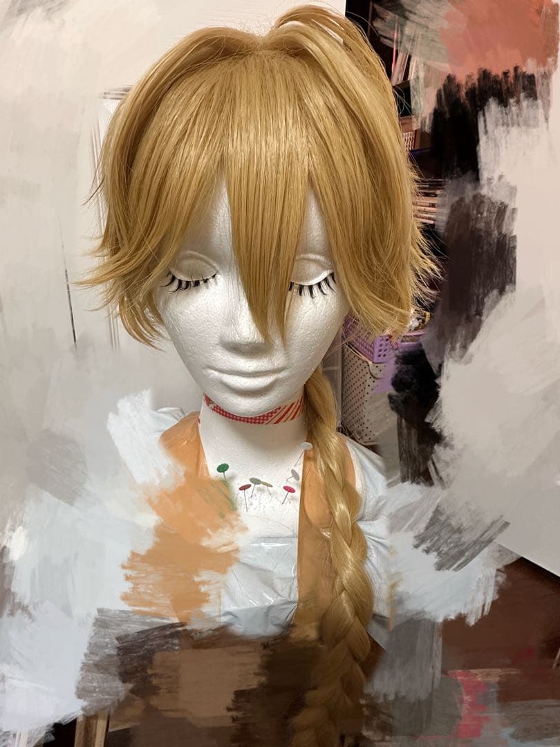 原神 空　旅人　三分妄想　コスプレ衣装　ウィッグ・靴込み